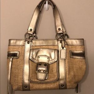Coach | Wicker Shoulder Bag